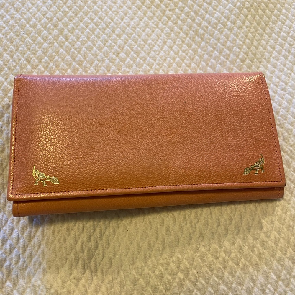 Vintage Pink Leather Wallet